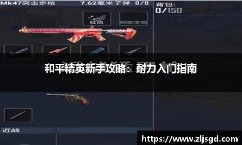 和平精英新手攻略：耐力入门指南
